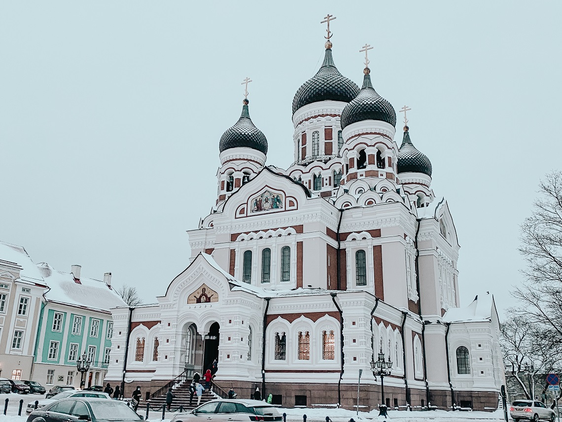 Die Alexander Newski Kathedrale auf dem Domberg Tallinns